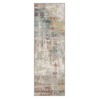 GENIMO Area Rug Machine Washable Non Slip Low Pile Lightweight Indoor Rug for Living Room Bedroom