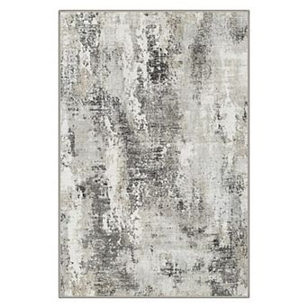GENIMO Area Rug Machine Washable Non Slip Low Pile Lightweight Indoor Rug for Living Room Bedroom