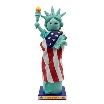 Kurt Adler 15-inch Lady Liberty Nutcracker Figurine Table Decor