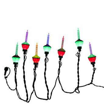Kurt Adler UL 7-Light Dual Color Multifunction LED Bubble Light Set