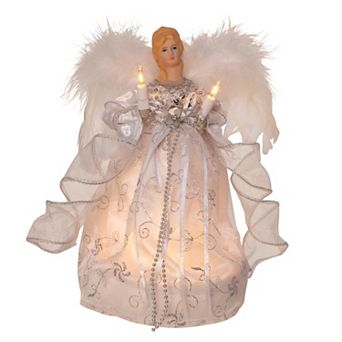 Kurt Adler 10-Inch Angel Christmas Tree Topper
