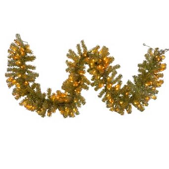 Kurt Adler 9-ft. Pre-Lit LED Dual Color Garland Decor