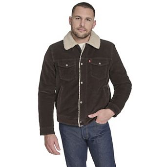 Men's Levi's® Sherpa Lined Corduroy Trucker Jacket