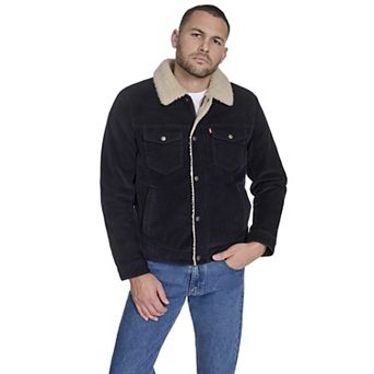 Men's Levi's® Sherpa Lined Corduroy Trucker Jacket