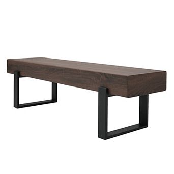 Lycvki 59 in Wood Bench Farmhouse Indoor Kitchen Table Benches,Versatile Shoe Bench for Entryway