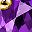 Gold Tone Amethyst