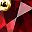 Gold Tone Garnet