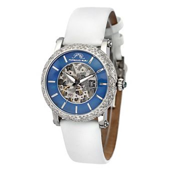 Porsamo Bleu Women's Automatic Gold Tone & Black Topaz Watch