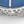 Silver Tone Blue White