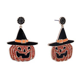 Hallmark Halloween Jack-O-Lantern Earrings