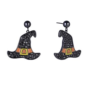 Hallmark Halloween Witch Hat Earrings