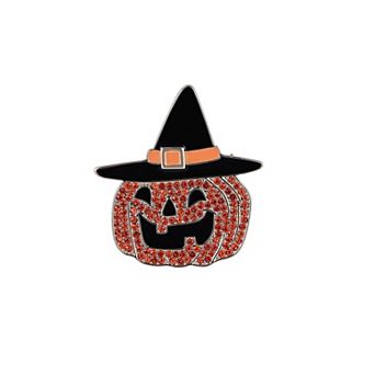 Hallmark Halloween Stone Jack-O-Lantern Pin