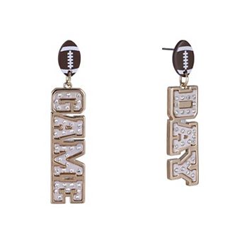 Hallmark Game Day Stone Linear Earrings