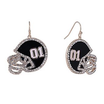 Hallmark Game Day Football Helmet Earrings