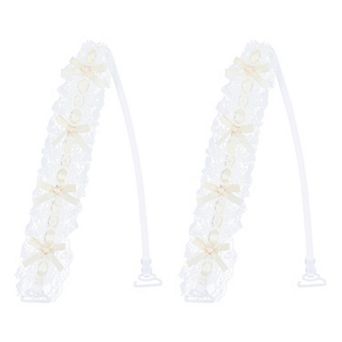 Women's Bow Lace Bra Straps 1 Pair Decorative Costume Straps