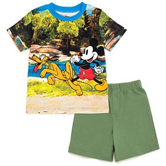 Disney's Mickey Mouse 2 pc T-Shirt and Shorts Set