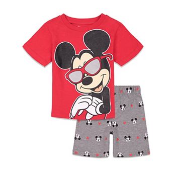 Disney's Mickey Mouse 2 pc T-Shirt and Shorts Set