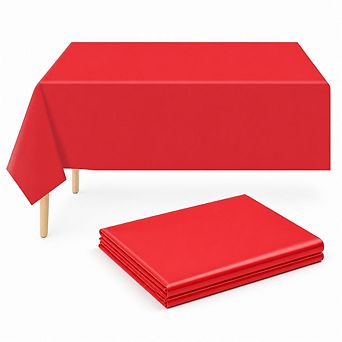 Disposable Plastic Tablecloth Set of 2