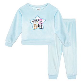 Bluey Velour Sweatshirt and Pants Set