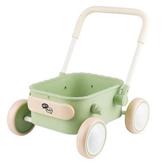 Hey! Play! 2-in-1 Baby Push Walker & Wagon