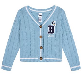 Bluey Varsity Cardigan Sweater