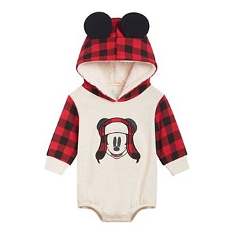Disney's Mickey Mouse Holiday Fleece Hooded Pullover
