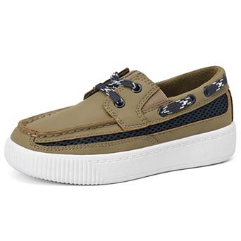HOMEHOT Boys School Loafers Casual Sneakers Slip-on Shoes