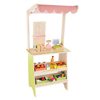 Hey! Play! Wood Grocery Store Play Set