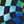 Blue Checkered Print