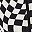 White Checkered Print
