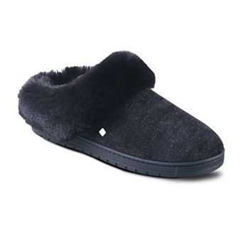 Women's isotoner Luxe Chenille Faux Fur Clog Slippers