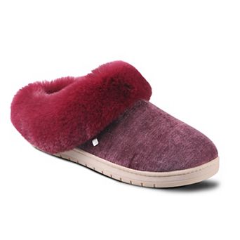 Women's isotoner Luxe Chenille Faux Fur Clog Slippers