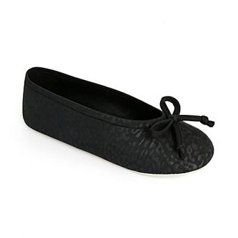 Women's isotoner Ballerina Stretch Leopard Print Slippers