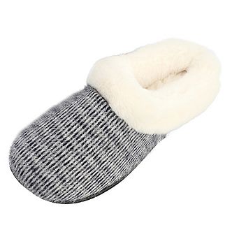 Roxoni Women's Cozy Slippers with Soft Faux Fur Lining and Durable Sole
