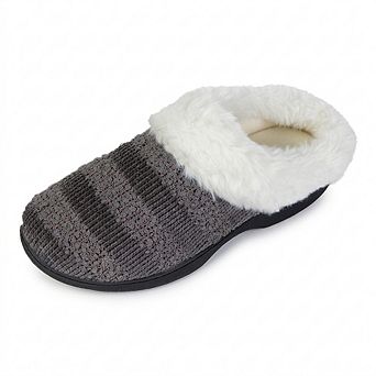 Roxoni Women’s Cozy Memory Foam Slippers Warm Faux Fur with Anti-Skid Indoor/Outdoor Sole