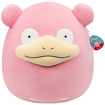 Squishmallows Slowpoke 12-inch Soft Plush Toy, Water-Psychic Type Pokémon