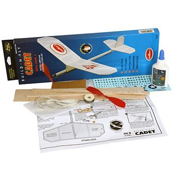 Guillow's Build-N-Fly Cadet 14-inch Wingspan Level 2 Model Airplane Construction Kit