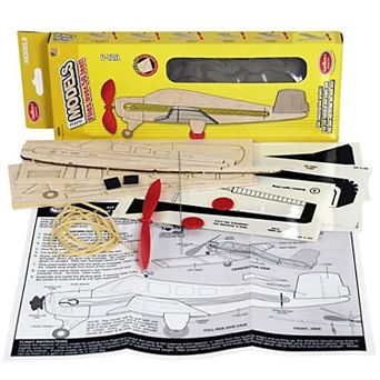 Guillow's Build-N-Fly V-Tail Mini Rubber Band Airplane Model Kit