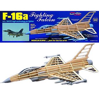 Guillow's F-16 Fighting Falcon Balsa Display Model Kit