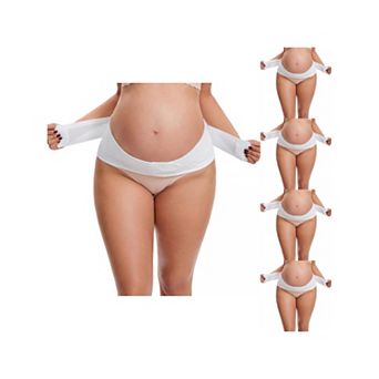 5 Packs Maternity Belly Band Pregnancy Adominal Support Postpartum Breathable Cotton Belt