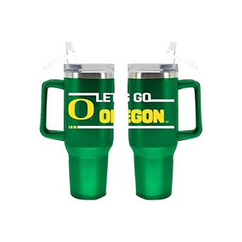 The Memory Company Oregon Ducks 40oz. Stainless Steel Team Color Tumbler with Flip Straw