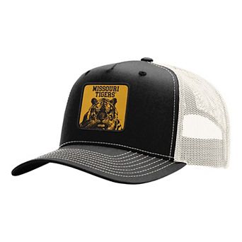 Unisex Uscape Apparel Black Missouri Tigers Wild Side Patch Trucker Adjustable Hat