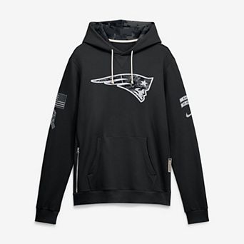 Men's Nike Black New England Patriots 2026 Salute to Service Sideline Dri-FIT Pullover Hoodie