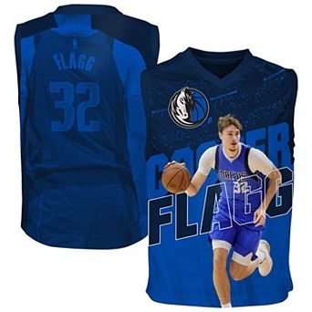 Youth Outerstuff Cooper Flagg Blue Dallas Mavericks Icon Play Jersey