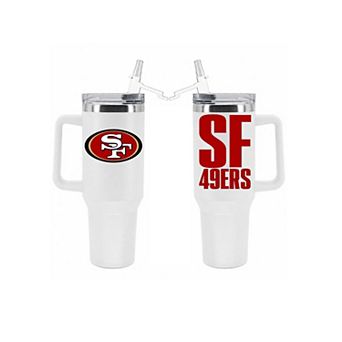 The Memory Company San Francisco 49ers 40oz. Stainless Steel Tumbler with Flip Straw