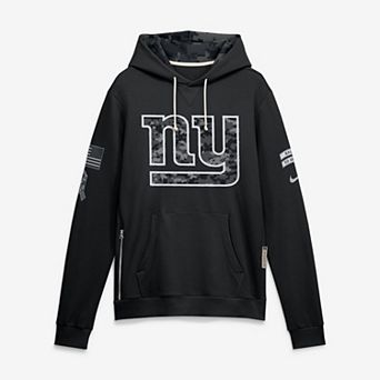 Men's Nike Black New York Giants 2026 Salute to Service Sideline Dri-FIT Pullover Hoodie