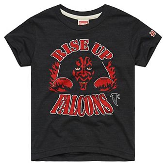 Youth Homage Charcoal Atlanta Falcons Star Wars Dark Side T-Shirt