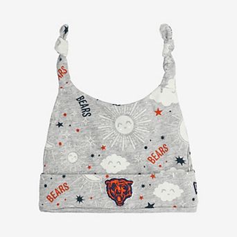 Infant New Era Heather Gray Chicago Bears Sky Knit Hat
