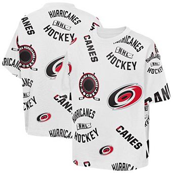 Youth Outerstuff White Carolina Hurricanes Unstoppable Elevated T-Shirt