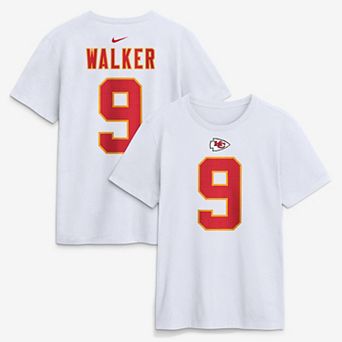 Men's Nike Kenneth Walker III White Kansas City Chiefs Name & Number T-Shirt